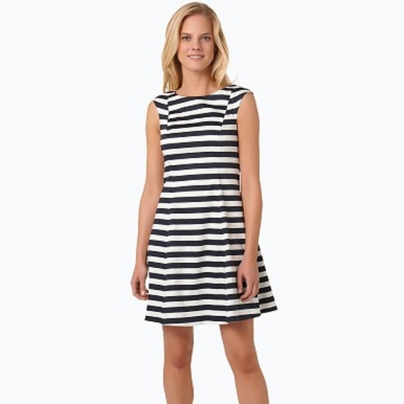 Marie Lund Nautical Navy Striped Dress - Picture 3 of 8